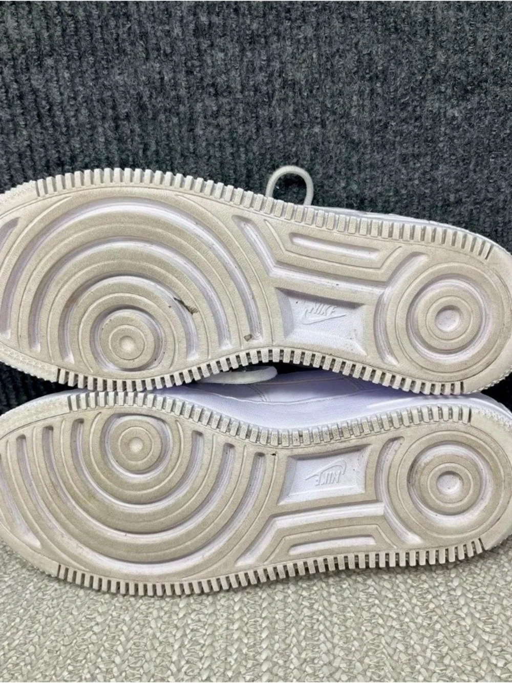 Nike Air Force 1 Shadow Triple White Leather Shoes Women's Size 5.5